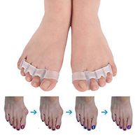 Toe Straightener for Hammer Toes Bunion Corrector Arthritis Gel Toe Spacers Stretcher, Universal Size
