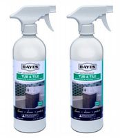 Bayes High-Performance Eco-Responsible Tub & Tile Cleaner - Cleans, Shines, and Protects - 24 oz, 2 Pack