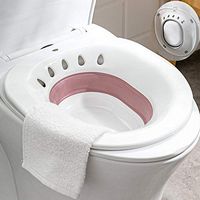 Sitz Bath, Squat Free Sitz Bath, for Postpartum Care, Anal Postoperative Care Basin, for Hemorrhoids and Perineum Treatment, Alleviate Vaginal or Anal Inflammation, Foldable Easy to Store (Purple)