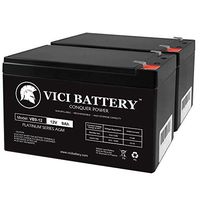 12V 9AH Compatible Battery for APC Back-UPS Pro 1500-2 Pack - VICI Battery Brand Product