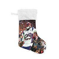 Personalized Christmas Stocking Personalized Super Bowl Theme Santa Xmas Tree Decor Socks Gift Kids Fireplace/Restaurant/Hotel/Club/bar