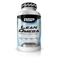 RSP LeanOmega Fish Oil CLA Capsules, High EPA & DHA Omega-3 + CLA for Heart Health, Joint Support & Weight Management Support, 120 ct