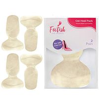 High Heel Inserts,High Heel Pads, Heel Grips, Silicone Gel Foot Cushions, Insoles for Plantar Fasciitis Relief | Beige | (2 Pairs)
