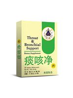 Throat & Bronchial Support :: Herbal Supplement for Cough and Inflammation :: Made in USA