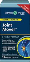 Vitamin World Triple Strength Joint Mover | Joint Support Nutritional Supplement | Feat. Glucosamine, MSM, Chondroitin to Support Joint Comfort and Flexibility, 90 Caplets