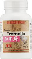 Mushroom Wisdom Super Tremella Mushroom Wisdom (Formerly Maitake Products) 120 Veg Tablet