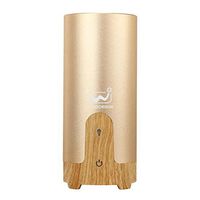 Wisdorigin 50ml Car Humidifier Mini Portable Essential Oil Diffuser Ultrasonic Cool Mist Aromatherapy with Touch Sensitive, Auto Shut-Off and Adjustable Mist Mode for Car, Home and Office.