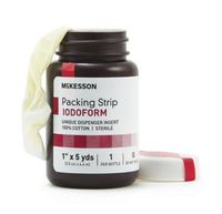 McKesson Performance Plus Iodoform Packing Strip 1"X5Yards Sterile Latex Free - Model 61-59345