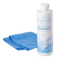 CLEANSIO Jetted Tub Cleaner – Professional Clean and Powerful Dirt Remover, 16oz (Includes Microfiber Towel)