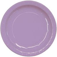 9" Lavender paper plates (16)
