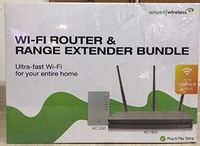 Amped Wireless B1912 Ultra Fast Wi-Fi Router and Range Extender Bundle