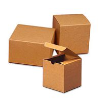 Natural Kraft Gift Boxes 2" X 2" X 2" | Quantity: 200