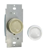 Leviton 6639-IW 1.5-Amp 120-Volt AC 60Hz Single-Pole Trimatron Quiet Step Electro-Mechanical Rotary Fan Speed Control, White