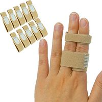 ORANDESIGNE Finger Splints Wraps Trigger Finger Splint Broken Finger Breca Used for Index Middle Pinky Fingers (10 Pack)