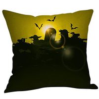 Bosji (17.72" x 17.72") Throw Pillowcase,Fall Halloween Theme Decoration Waist Pillow Case Holiday Home Decor Polyester Printed Zipper Sofa Pillow Covers