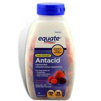 (2Pack) Equate - Antacid Tablets, Extra Strength 750 mg, 96 Chewable Tablets, Assorted Berries Flavors