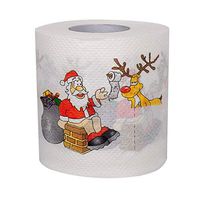 Minch Merry Christmas Santa Claus Toilet Paper, Novelty Political Gag Gift - Prank Funny Toilet Paper (Christmas-1)
