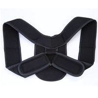 Aizhi Posture Corrector Brace for Children, Teenagers & Adults, Black (L)