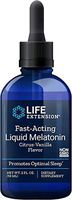 Life Extension Fast-Acting Liquid Melatonin Citrus-Vanilla Flavor, 2 Fl. Ounce