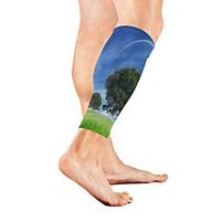 Leg Sleeve Grass Scenery Calf Sleeves 1 Pair for Men/Women Running/Cycling/Maternity/Travel/Ourdoor Activities