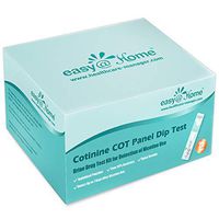 Easy@Home 25 Pack Nicotine Cotinine Urine Panel Dip Test Strips Kit- Sensitive Rapid Detection for Cotonine from Vaping Tobacco Cigarette Smoking Devices 200 ng/mL #ECOT-114