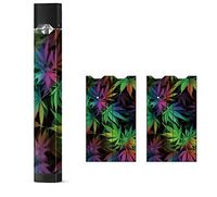 Compatible with Juul Skins,Original Sticker Decal for Pax Juul Skin Wraps(Wrap Only, Device is Not Included) Protective Sticker (Weed Leaf)