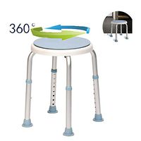 WYQWANLJX Elderly Bath Chair, Rotating Bath Stool, Portable Medical Stool, Bathroom Bathroom Stool, Pregnant Women and Children Bath Chair, Stool Surface 360° Rotation,Gift for Parents