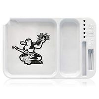 STR8 Brand - Premium Rolling Tray Made from Melamine // Large (White)