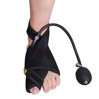 HALLUX Valgus Corrector valgus orthosis - Corrective Bunion Flat Foot Overlapping Toe - Removable Inflatable Tube Ball - Unisex,Left