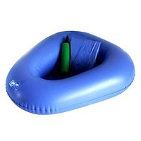 Bedpans Bathroom Bed Pans ，Vinmax Washable Portable Air Inflation Blue Bed Pan Bedridden Elderly Care 2Pcs