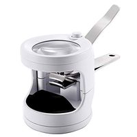 Nail Clipper with LED Lights, 3.5X Magnifying Glass, No-Spread Catcher for Elder, Toenail Fingernail Clippers, Nail File - Stainless Steel Safe Nail Cutter for Seniors, Kids