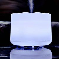 ZAQ Lotus Aroma Essential Oil Diffuser LiteMist Ultrasonic Aromatherapy Humidifier, Color-Changing - 500 ML - for Office Home Bedroom Baby Room Study Yoga Spa