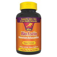 BioAstin Hawaiian Astaxanthin Vegan - 12mg, 50 Count -Â Hawaiian Grown Premium Antioxidant - Supports Recovery from Exercise + Joint, Skin, Eye Health Naturally