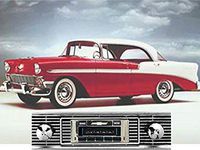 Custom Autosound Stereo compatible with 1956 Chevy Bel Air & Nomad, USA-630 II High Power 300 watt AM FM Car Stereo/Radio