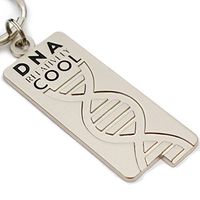 DNA is Relatively Cool Keychain - Gift for Relatives and Family or DNA Matches