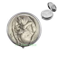 in Utero Illustration-Midwife Pill Case-Midwifery Pill Box-Midwife Jewelry- Birthing-Obstetrics-Doula,AS113