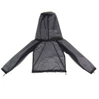 Mexidi Outdoor Lightweight Anti-Mosquito Clothing Set Breathable Pants Gloves Shoees Cover Head Face Protect Net Cover Quick Dry Repellent Anti Bee Fishing Clothes Suit Camping (L/XL, Jacket)