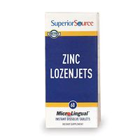Superior Source Zinc Lozenjets Nutritional Supplements, 60 Count