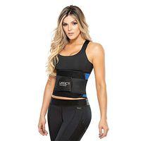 Ann Chery 2051 Latex Fit Women Waist Trimmer Belt for Weight Loss Lumbar Support Blue 32