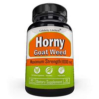 Horny Goat Weed for Men and Women, Mens Supplements with Ginseng Extract Maca Root Tongkat Ali Powder – 60 Pills, High Energy Stamina Performance Booster– USA Made