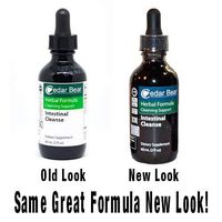 Cedar Bear Intestinal Cleanse a Liquid Herbal Supplement That Moderates The Environment of The Digestive System, Allowing Beneficial Flora to Flourish 2 Fl Oz