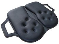 Tektrum THICK Foldable Orthopedic Cool Gel Seat Cushion with Handle for Home, Office, Chairs, Car, Travel -Relief for Back, Sciatica, Tailbone Pain/Discomfort, Promotes Healthy Posture (TD-GS1631-BLK)