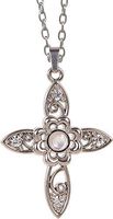 AngelStar, Floral Cross Magnifier Pendant