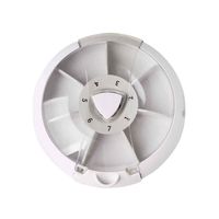 Pangxiannv Travel Pill Box Medicine Tablet Storage Vitamin Dispenser Organiser 7 Day Medicine Dispenser with Alarm Monthly Pill Dispenser Pill Box Cute Pill Case Locking Pill Box Pill Organizer