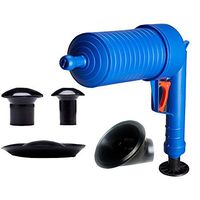 High Pressure Air Drain Blaster Cleaner Toilets Drain Cleaner with 4 Adapters Rodalind-CA