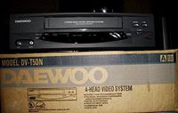 Daewoo DV-T5DN 4 Head VCR Video Tape Player + Recorder