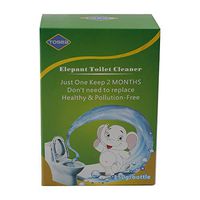 Automatic Toilet Bowl Cleaner, Toilet Cleaning [Lasts up to 2000 Flushes] - Free Automatic Bathroom and Tank Cleaning Fit for Apartment, Hotel, Mall, Commercial Tower with Any Clubhouse (Blue)