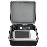 co2crea Hard Travel Case Replacement for OMRON 10 Series BP7450 BP5450 Platinum Blood Pressure Monitor Premium Upper Arm Cuff Digital Bluetooth Blood Pressure Machine (Black Case + Inner Box)