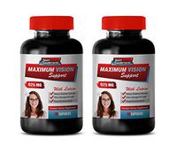 Eye Care Vitamins - Maximum Vision Support 925MG - with Lutein - quercetin Supplements - 2 Bottle 120 Capsules