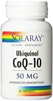 Solaray Ubiquinol CoQ10, 50 mg, 30 Count